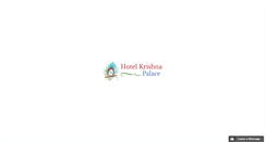 Desktop Screenshot of hotelkrishnapalace.com