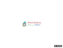 Tablet Screenshot of hotelkrishnapalace.com